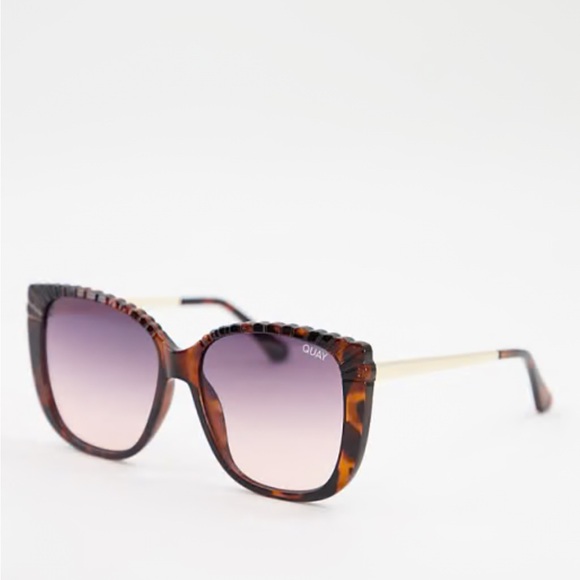 Quay Australia Brown Gradient Sunglasses - Picture 1 of 3